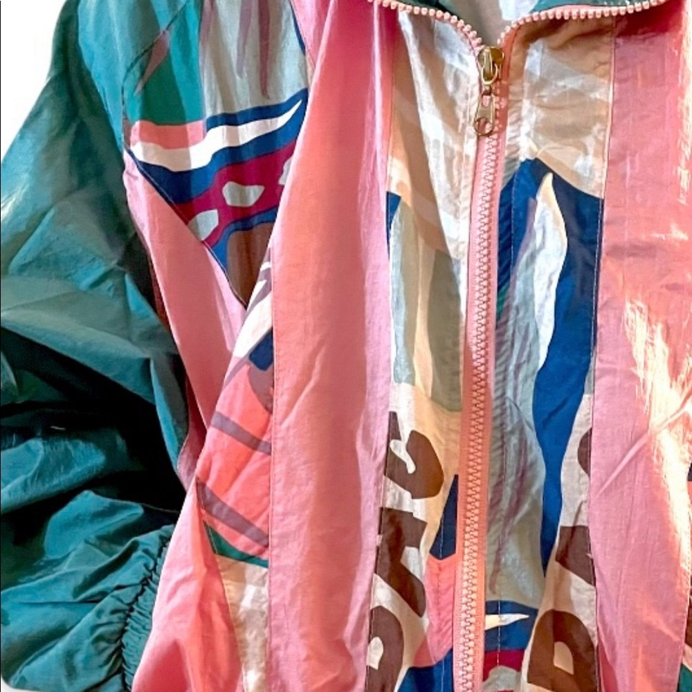 Rare vintage pastel 80s windbreaker - Picture 4 of 4
